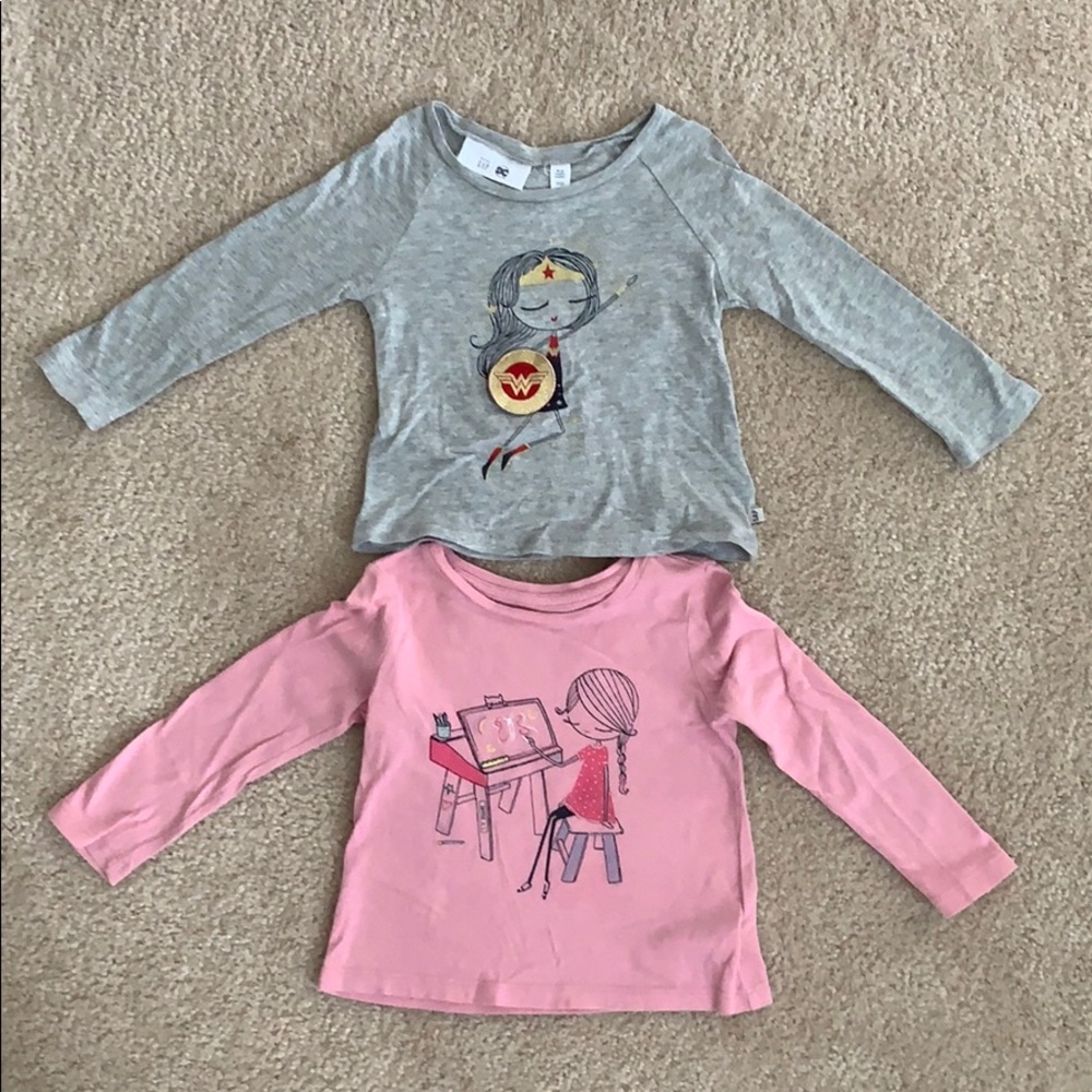 Toddler girl LS T-Shirt (GAP) - Picture 1 of 1
